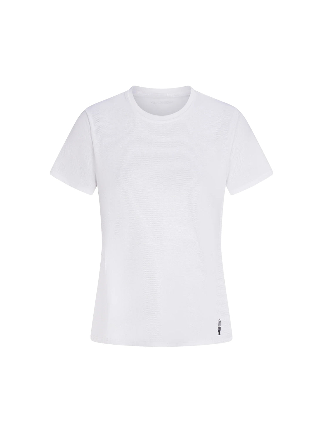 WOMEN'S PB5-STAR VENTED COURT TEE | WHITE