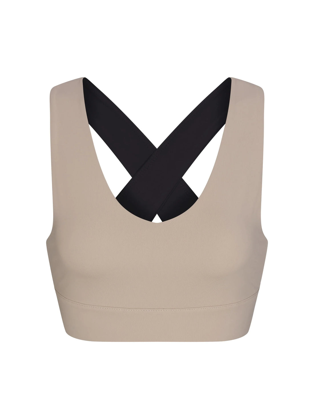 WOMEN'S PB5-STAR X-OVER BACK SPORTS BRA | SOFT CLAY