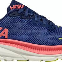 WOMEN'S HOKA CLIFTON 9 | EVENING SKY/CORAL