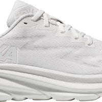 WOMEN'S HOKA CLIFTON 9 | WHITE / WHITE