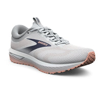 WOMEN'S BROOKS REVEL 7 | OYSTER / WHITE / TROPICAL PEACH