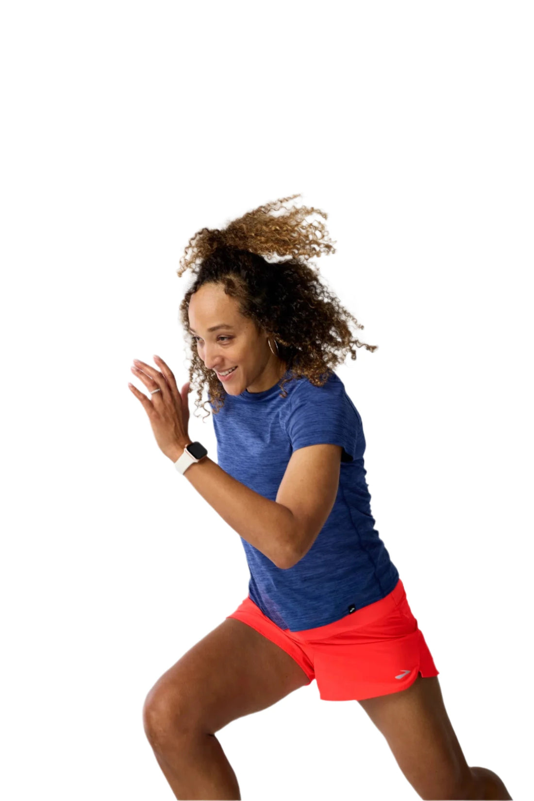 WOMEN'S BROOKS LUXE SHORT SLEEVE | HEATHER MIDNIGHT