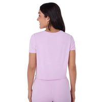 WOMEN'S TAVI RIBBED TEE | MOONLIT LILAC