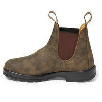 BLUNDSTONE UNISEX CHELSEA BOOTS | RUSTIC BROWN
