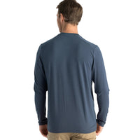 MEN'S FREE FLY BAMBOO FLEX LONG SLEEVE HENLEY | MIDNIGHT
