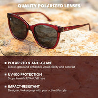 UNISEX KNOCKAROUND DEJA VIEWS | BLACK CHERRY