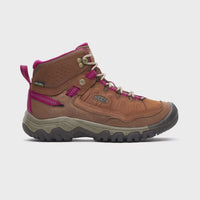 WOMEN'S KEEN TARGHEE IV MID WATERPROOF HIKING BOOT | BISON / BEAUJOLAIS