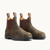 BLUNDSTONE UNISEX CHELSEA BOOTS | RUSTIC BROWN