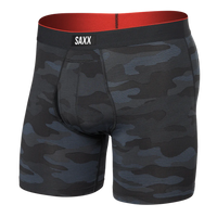 MEN'S SAXX MULTI-SPORT PERFORMANCE BOXER BRIEF 6" | REMOTE CAMO - FADED BLACK