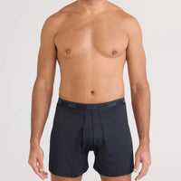 MEN'S QUEST QUICK-DRY MESH QUICK-DRY PERFORMANCE BOXER BRIEF 6" | BLACK