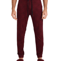 MEN'S SAXX SNOOZE SLEEP PANT | RED PLAID | CABERNET