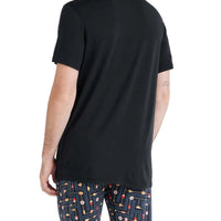 MEN'S SAXX SNOOZE SHORT SLEEVE TEE | BLACK