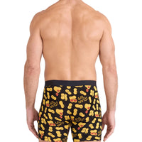 MEN'S SAXX VIBE XTRA SOFT COMFORT BOXER BRIEF 6" | GO NUTS | BLACK