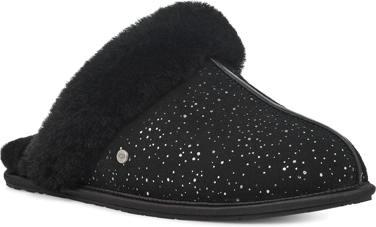 Black sparkly ugg discount slippers