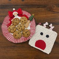 MUDPIE REINDEER CHRISTMAS POT HOLDER