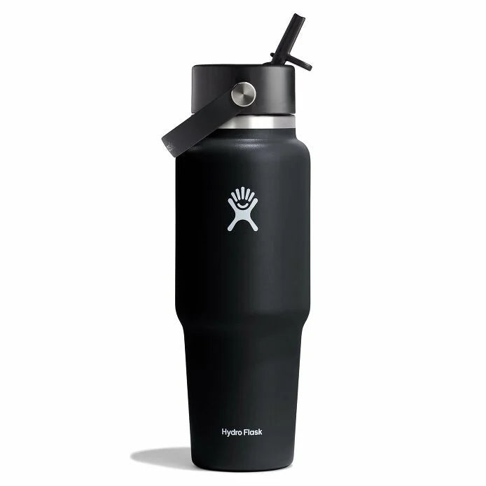 HYDRO FLASK 32 OZ WIDE MOUTH TRAVEL BOTTLE WITH FLEX STRAW CAP