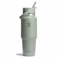 HYDRO FLASK 32 OZ WIDE MOUTH TRAVEL BOTTLE WITH FLEX STRAW CAP | TONAL AGAVE