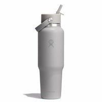 HYDRO FLASK 40 OZ WIDE MOUTH TRAVEL BOTTLE WITH FLEX STRAW CAP | TONAL BIRCH