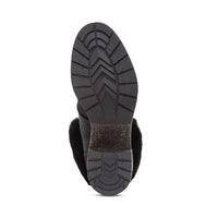 WOMEN'S AETREX BROOKLYN WEATHER-FRIENDLY FUR LACE UP BOOT | BLACK