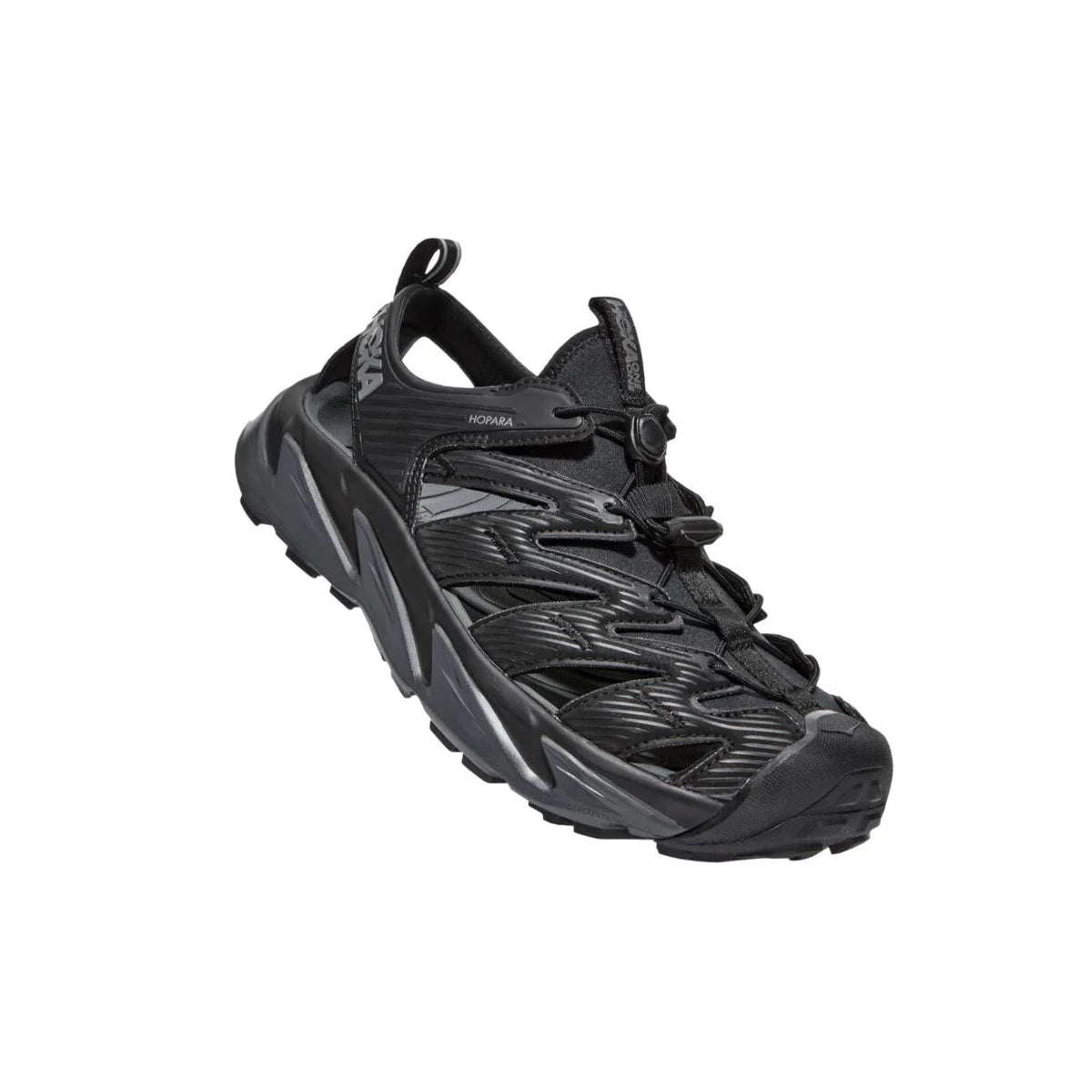 MEN'S HOKA HOPARA | BLACK / DARK SHADOW – Randy's Shoes MEN'S HOKA HOPARA | BLACK / DARK SHADOW – Randy's Shoes