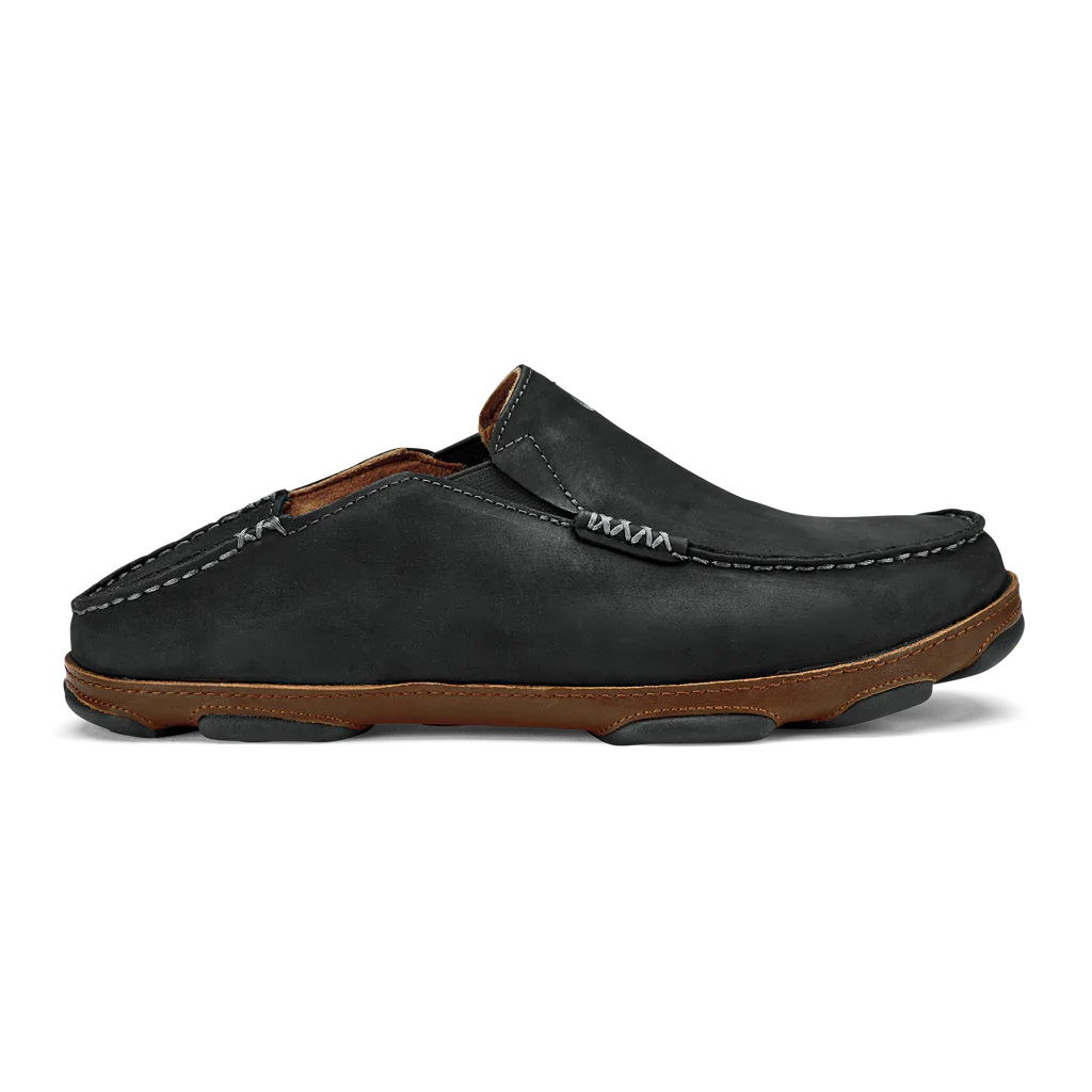 MEN'S OLUKAI MOLOA | BLACK / TOFFEE