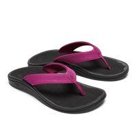WOMEN'S OLUKAI 'OHANA | ORCHID FLOWER / BLACK