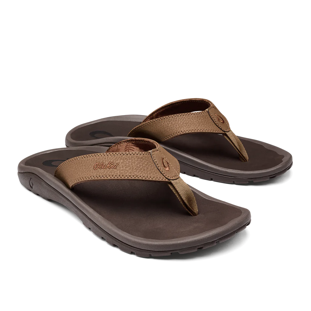 MEN'S OLUKAI 'OHANA | TAN / DARK JAVA