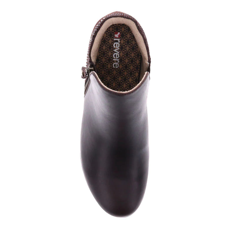 WOMEN'S REVERE DAMASCUS BOOT | ESPRESSO FRENCH / LIZARD