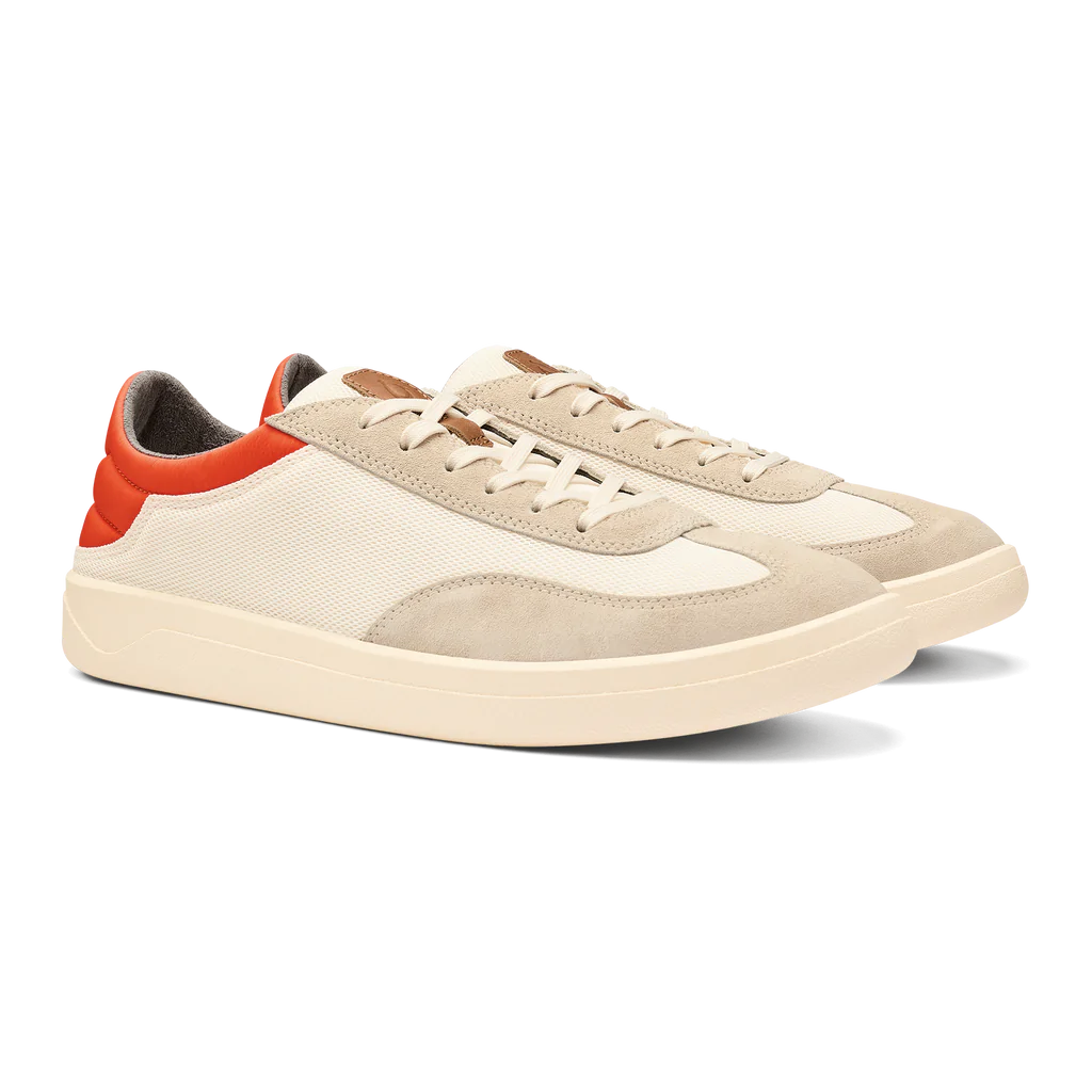 MEN'S OLUKAI PUNINI | OFF WHITE / MOLTEN ORANGE