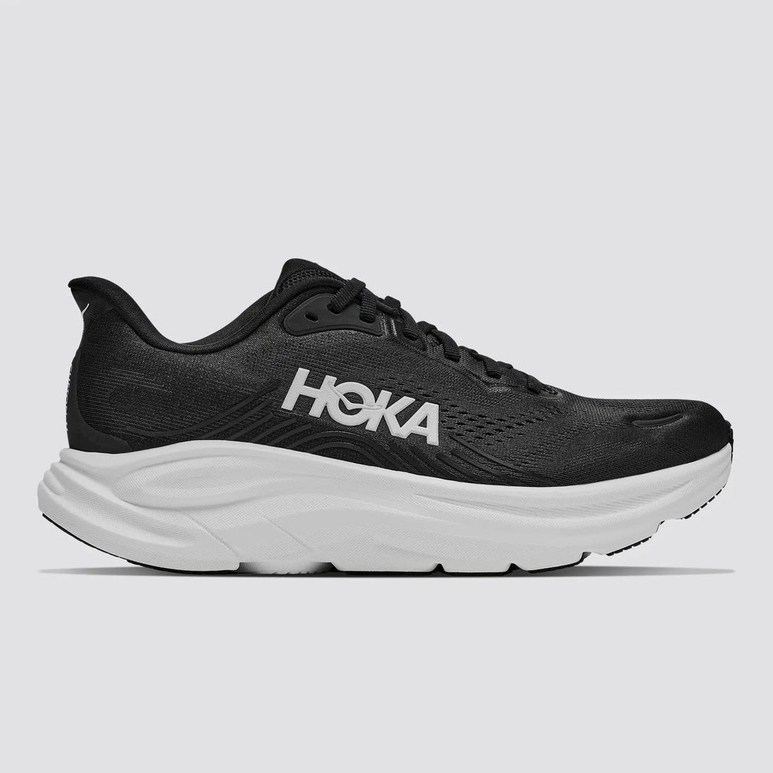 WOMEN'S HOKA CLIFTON 11 | BLACK / WHITE