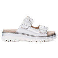 WOMEN'S ARA MARBELLA SLIDE SANDAL | SILVER