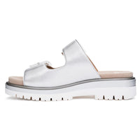 WOMEN'S ARA MARBELLA SLIDE SANDAL | SILVER