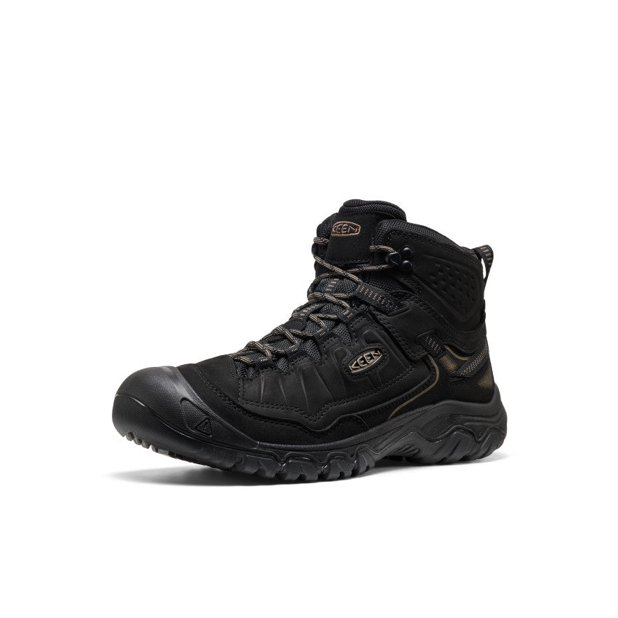 MEN'S KEEN TARGHEE IV WATERPROOF HIKING BOOT | TRIPLE BLACK