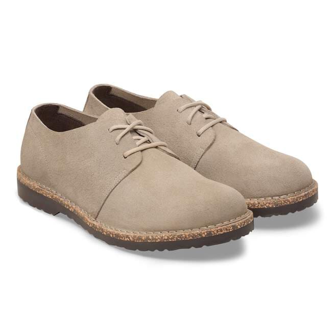 BIRKENSTOCK MEN'S UPPSALA LOW SUEDE LEATHER | TAUPE