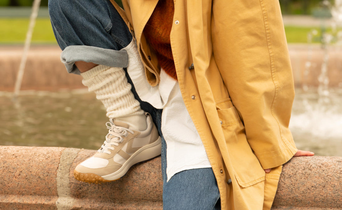WOMEN'S KEEN KS86 SNEAKER | BIRCH / STAR WHITE
