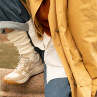 WOMEN'S KEEN KS86 SNEAKER | BIRCH / STAR WHITE