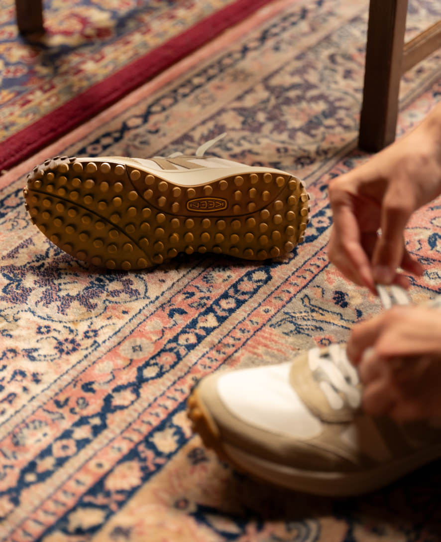 WOMEN'S KEEN KS86 SNEAKER | BIRCH / STAR WHITE