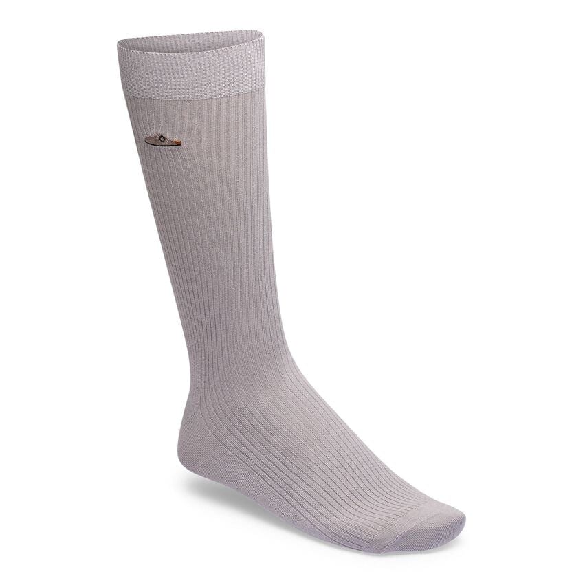 BIRKENSTOCK MEN'S COTTON RIBBED SOCKS | STONE COIN