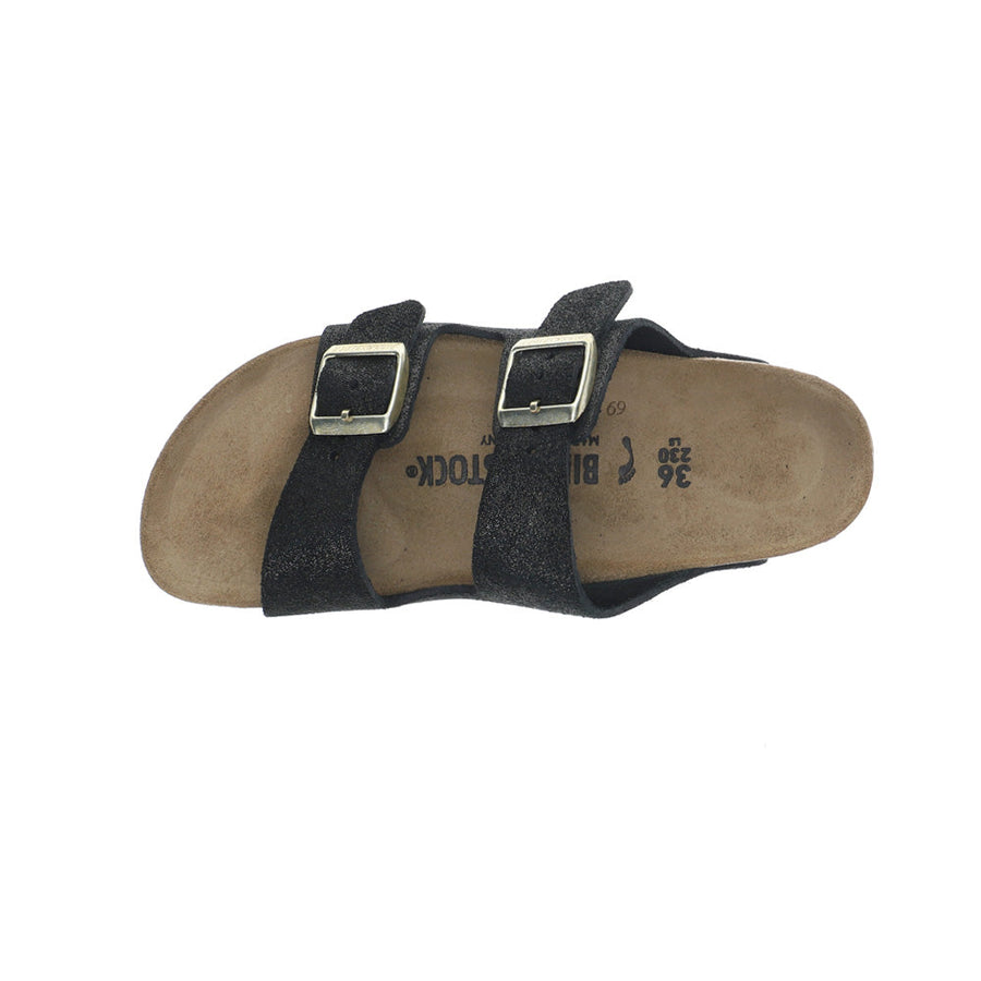 WOMEN'S BIRKENSTOCK ARIZONA BS | BLACK SUEDE SHIMMERING