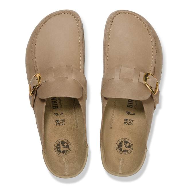 WOMEN'S BIRKENSTOCK BUCKLEY NATURAL OILED LEATHER | TOBACCO BROWN