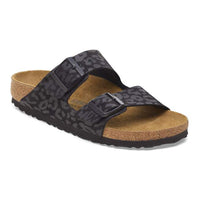 WOMEN'S BIRKENSTOCK ARIZONA SYNTHETIC BS | LEO BLACK
