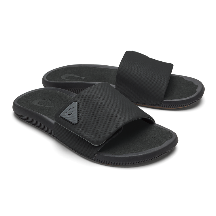 MEN'S OLUKAI ULELE SLIDE | LAVA ROCK / LAVA ROCK