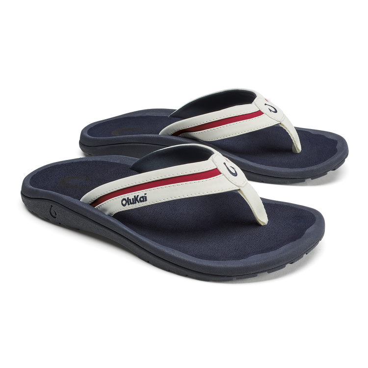 MEN'S OLUKAI 'OHANA PAULUA | BRIGHT WHITE / AMERICANA