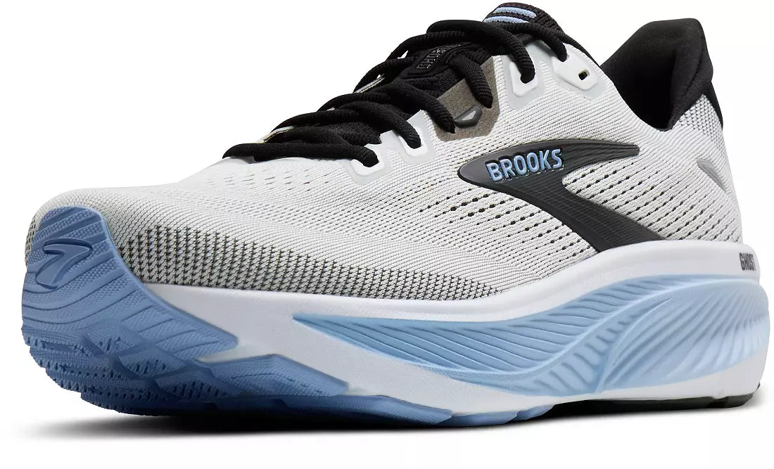 MEN'S BROOKS GHOST 18 | WHITE / BLACK / OPEN AIR