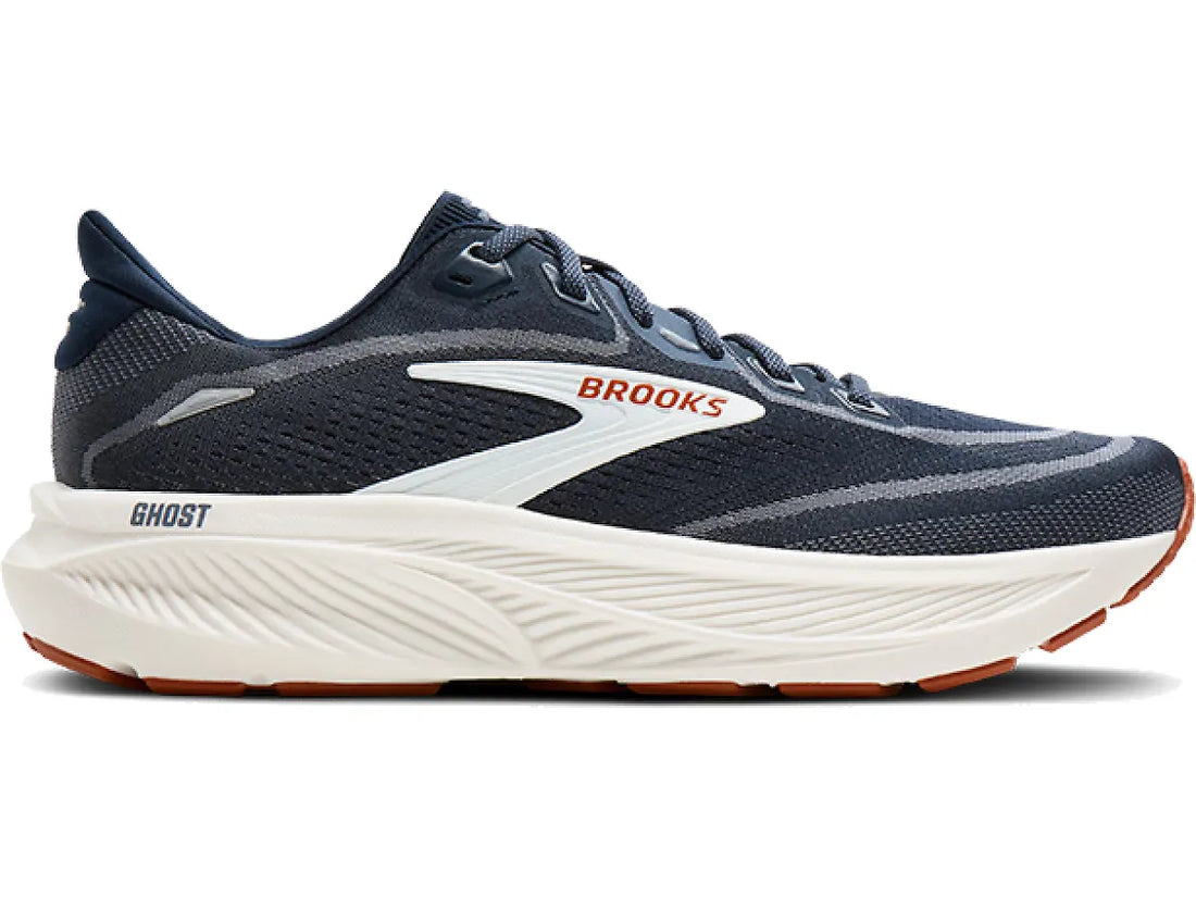 MEN'S BROOKS GHOST 18 | NAVY BLAZER / RED EARTH / BLUE