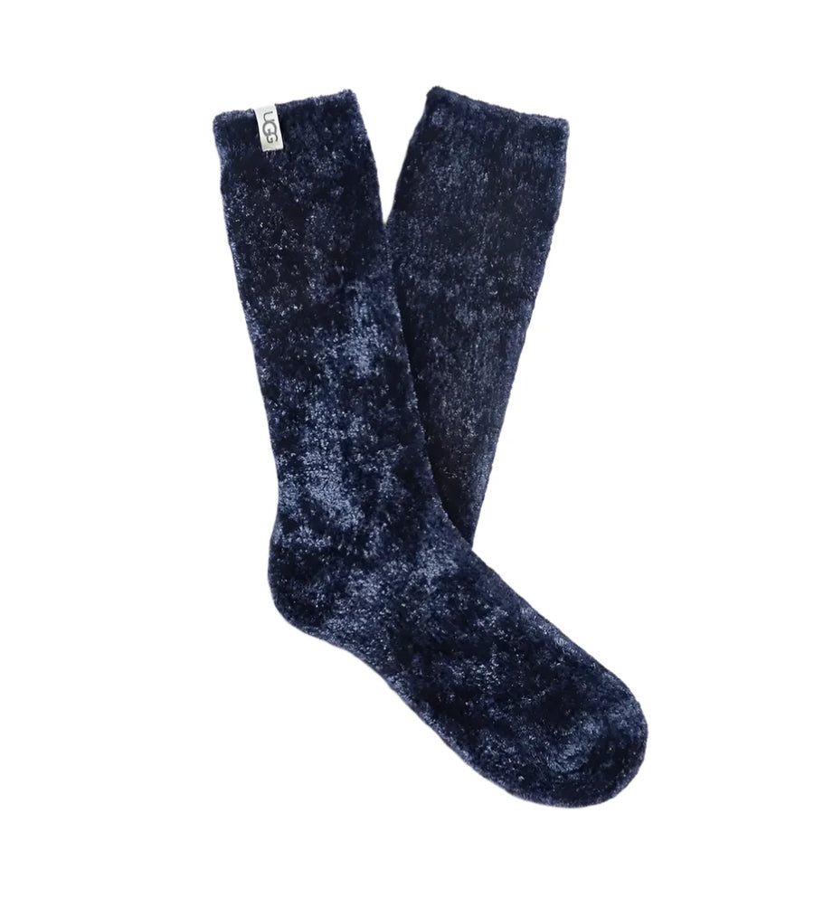 WOMEN'S UGG LEDA COZY SOCKS | NAVY