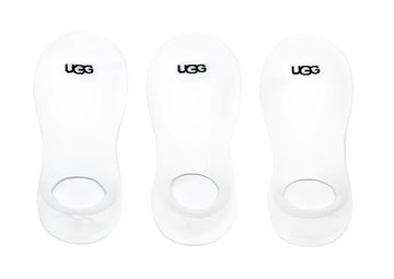 WOMEN'S UGG STELA NO SHOW SOCKS 3 PACK  | WHITE