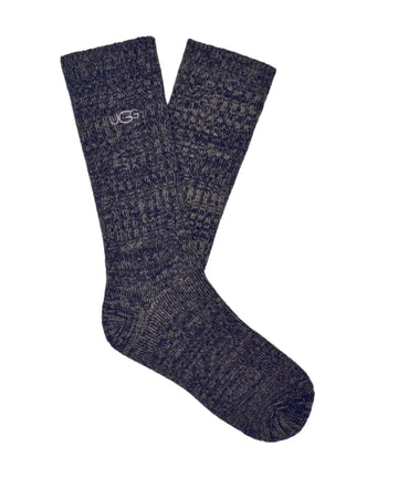 MEN'S UGG TREY RIB KNIT CREW SOCK | NAVY