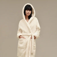 WOMEN'S UGG AARTI HOODED ROBE | CREAM