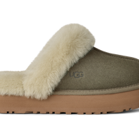 WOMEN'S UGG DISQUETTE SLIPPER | MOSS GREEN / MUTED BRASS